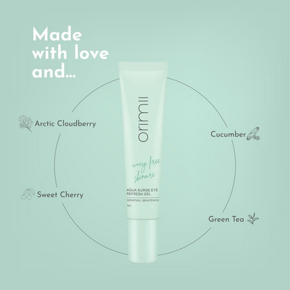 Orimii Under Eye Cream Gel for Dark Circles with Vitamin C