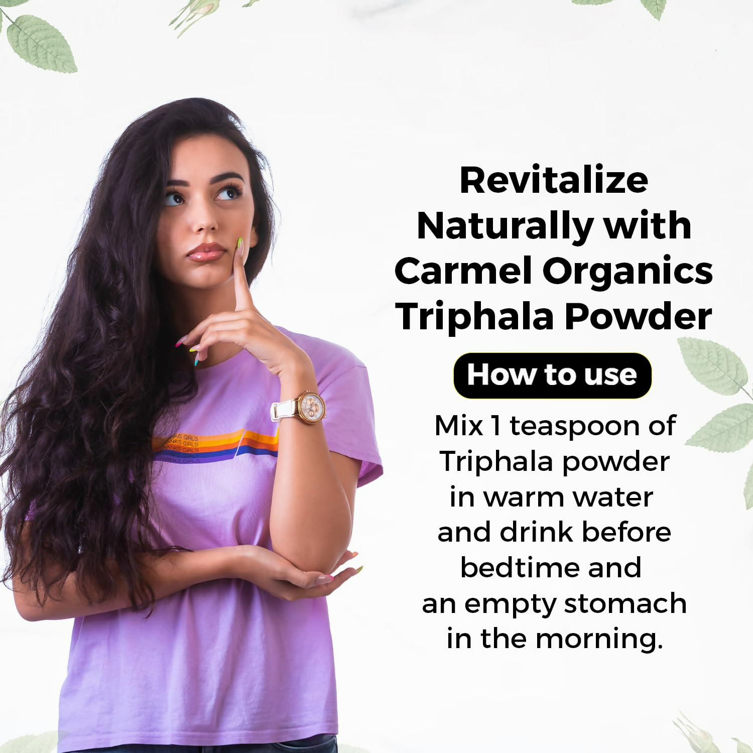 Carmel Organics Triphala Fruits Powder