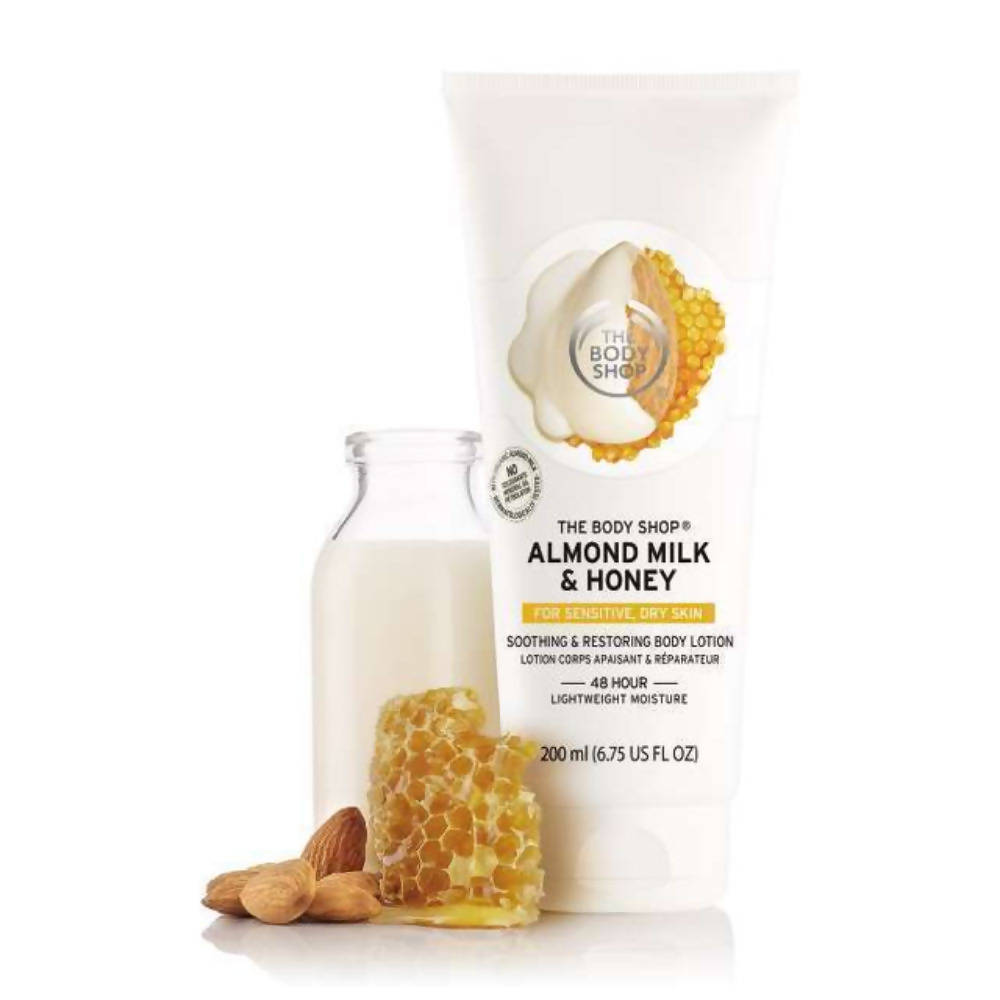 The Body Shop Almond Milk & Honey Soothing & Restoring Body Lotion - Drmedicart