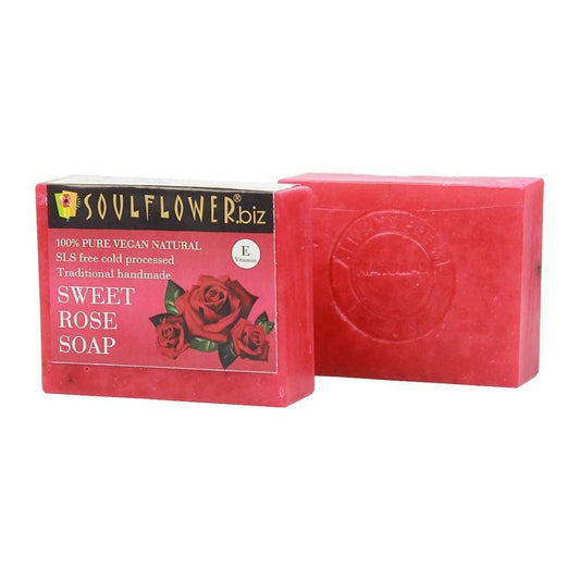 Buy Soulflower Sweet Rose Handmade Soap from DrMediCart, Ship from India to USA