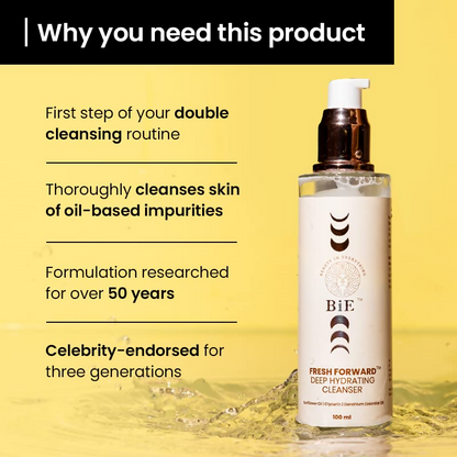 BiE Fresh Forward Deep Hydrating Cleanser With Glycerin & Sunflower Oil