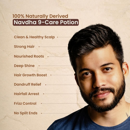 Nat Habit Castor Blackseed Navdha Shampoo