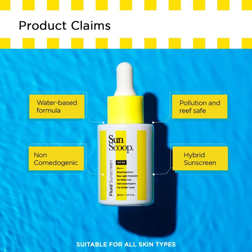 Sun Scoop Fluid Sunscreen SPF 60 - DrMediCart