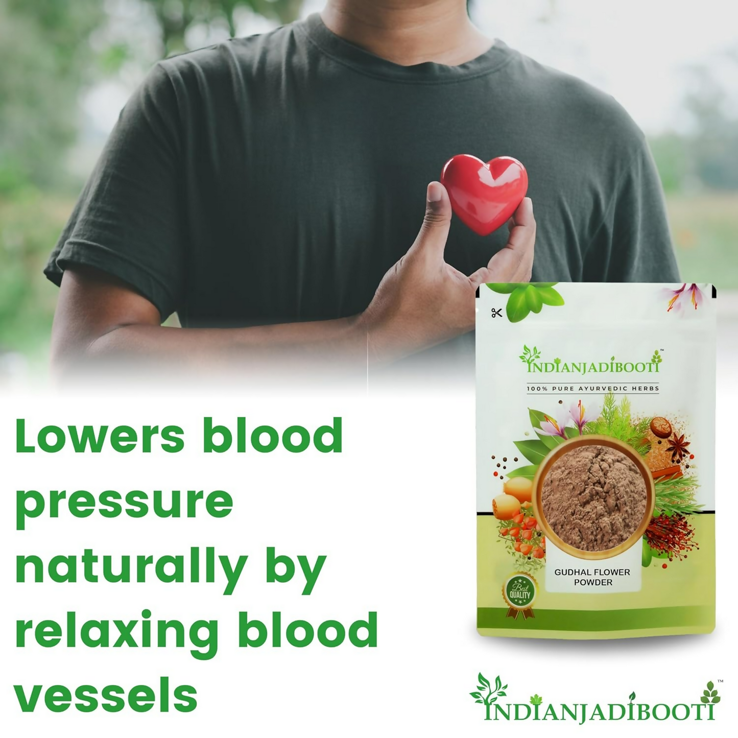IndianJadiBooti Gudhal Phool Powder