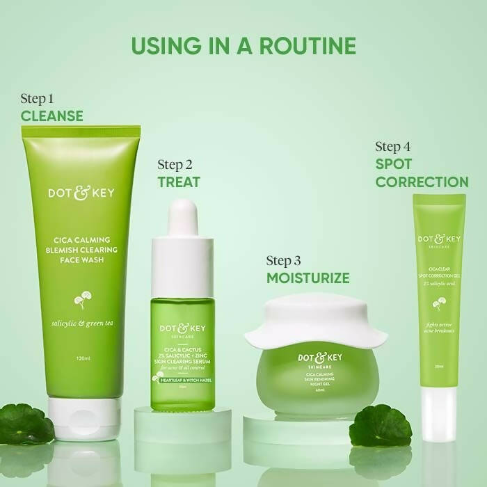 dot key cica acne spot correction gel with green tea buy in usa
