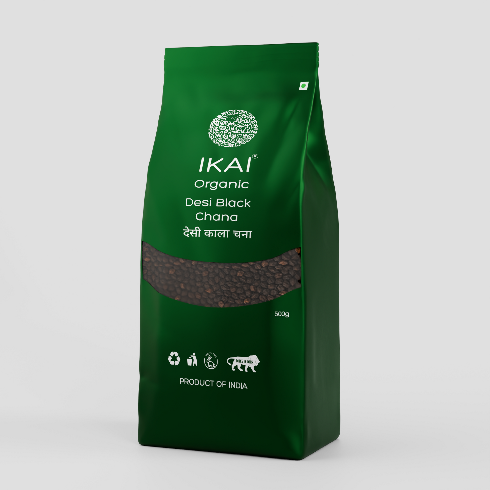 IKAI Organic Desi Black Chana (Bengal Gram)