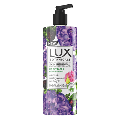 Lux Botanicals Skin Renewal Body Wash with Fig Extract & Geranium Oil