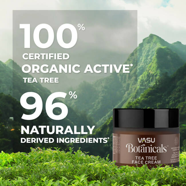Vasu Healthcare Botanicals Tea Tree Face Cream - Drmedicart