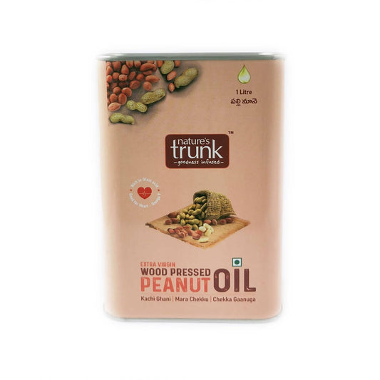 Nature's Trunk Extra Virgin Woodpressed Peanut oil