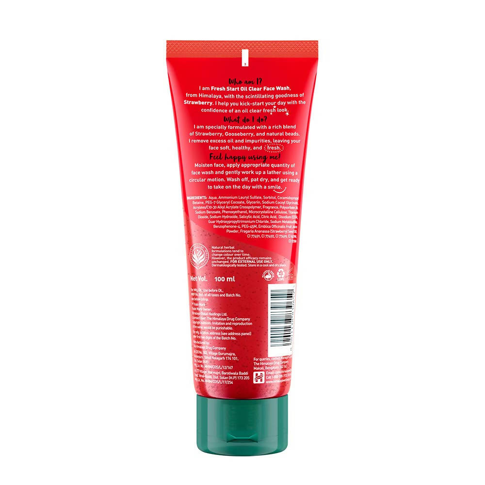 himalaya herbals fresh start oil clear face wash strawberry buy in usa
