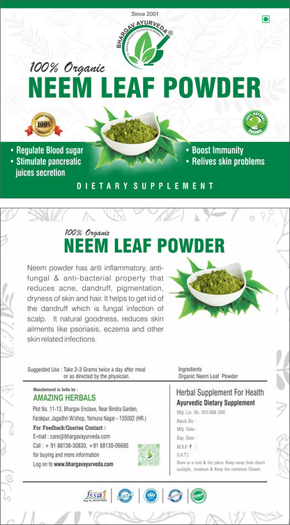 Dr.Bhargav’s Neem Leaves Powder