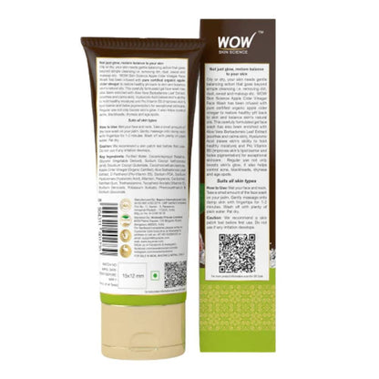 Wow Skin Science Apple Cider Vinegar Face Wash - Drmedicart