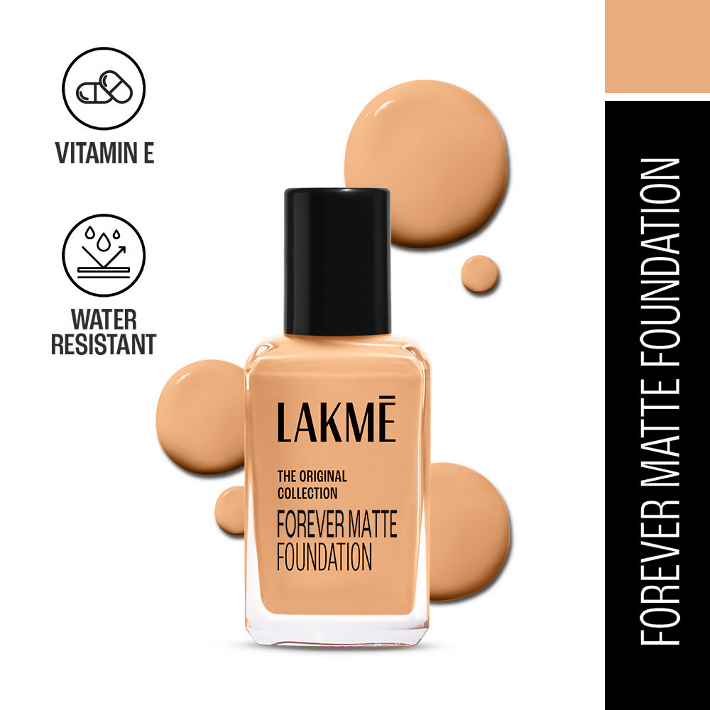 Lakme Forever Matte Foundation For Superior Coverage - Resist Marble