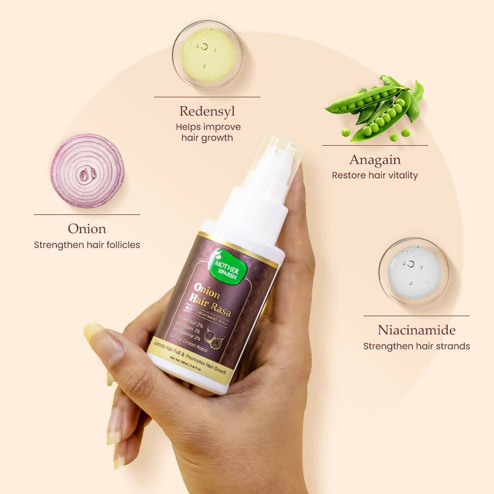 Mother Sparsh Onion Rasa with 2% Redensyl, Anagain & Anageline - DrMediCart