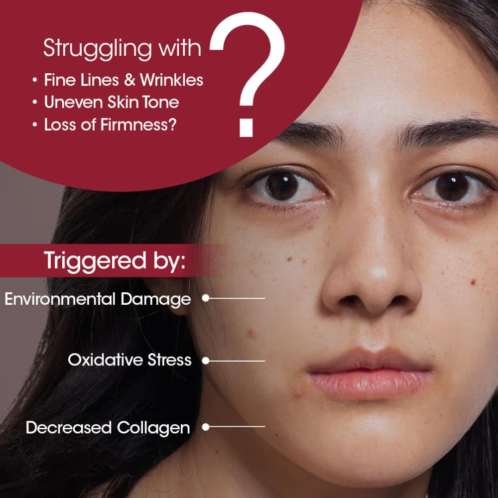 TAC - The Ayurveda Co. 100% Pure Kumkumadi Gold Glow Face Oil For Glowing, Youthful & Radiant Skin