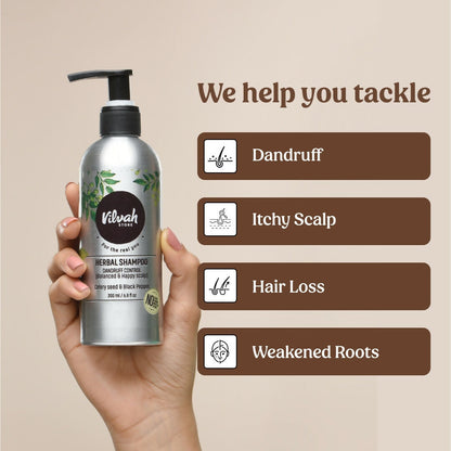 Vilvah Store Herbal Shampoo (Dandruff Control)
