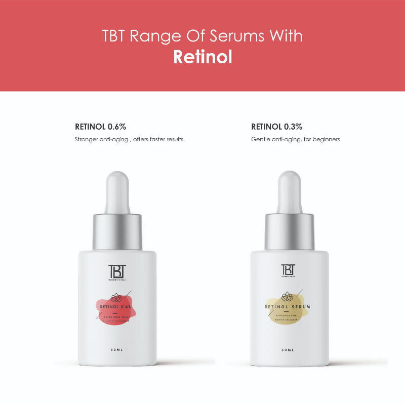 The Body Temple Retinol 0.6% Anti Ageing Night Face Serum