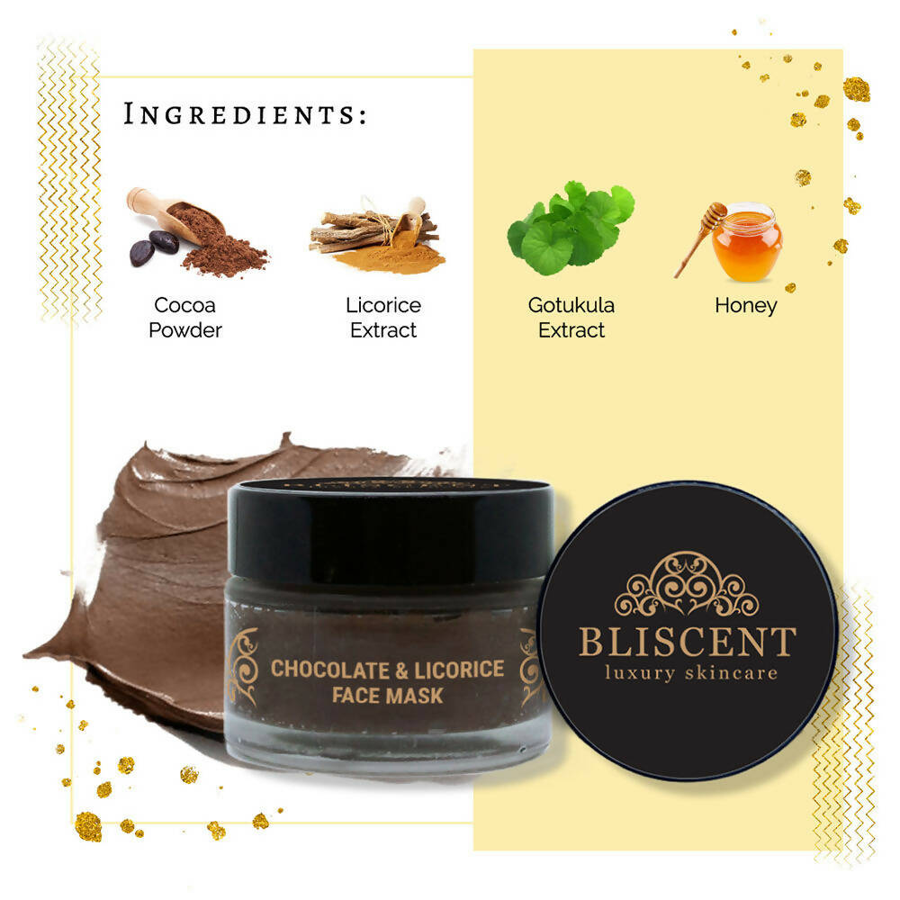 Bliscent Chocolate & Licorice Face Mask