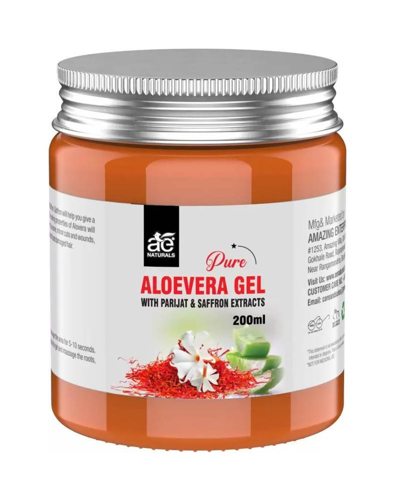 Buy Ae Naturals Pure Aloevera Gel with Paarijat and Saffron Extracts from DrMediCart, Ship from India to USA