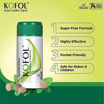 Charak Pharma Kofol Chewable Tablets
