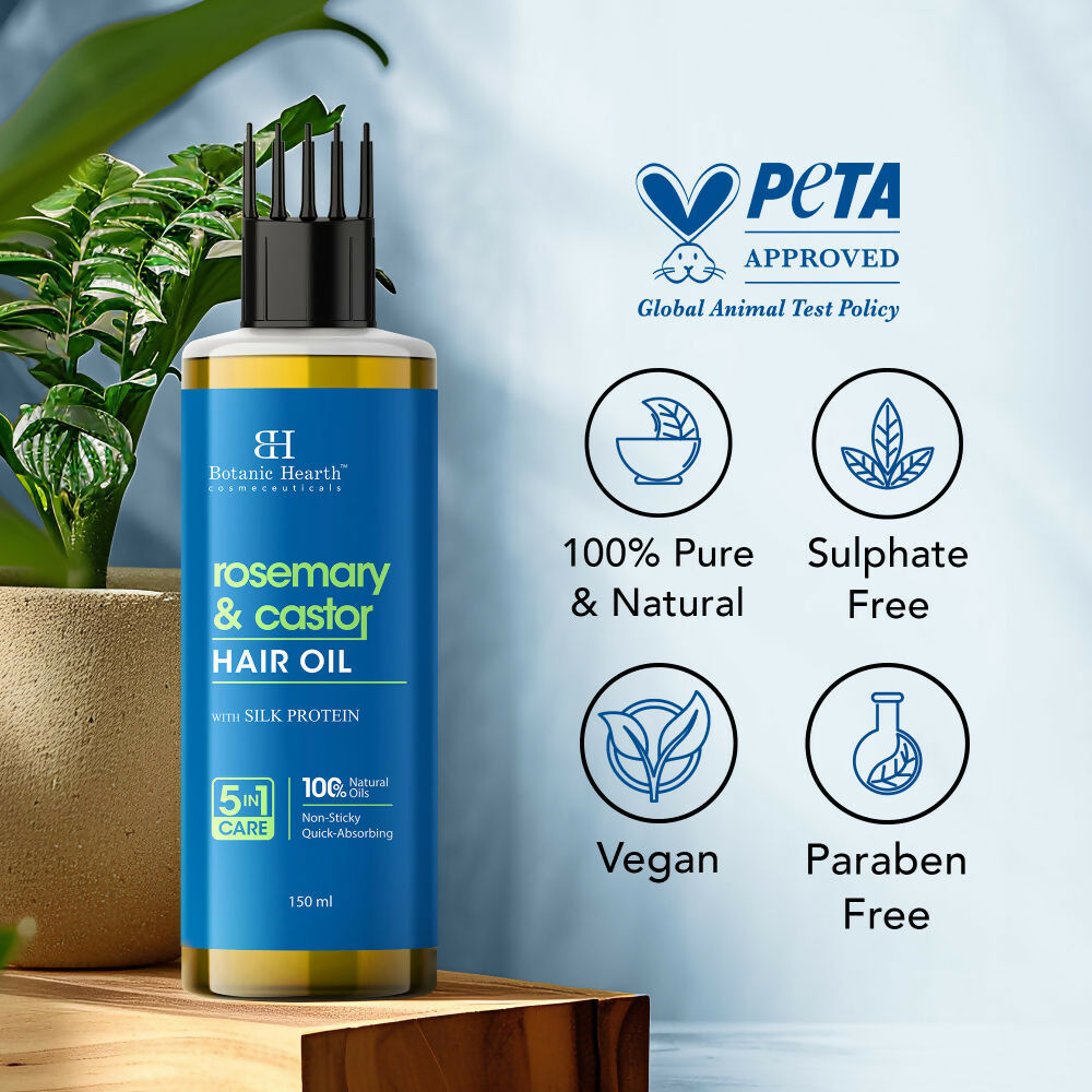 Botanic Hearth Rosemary & Castor Hair Oil