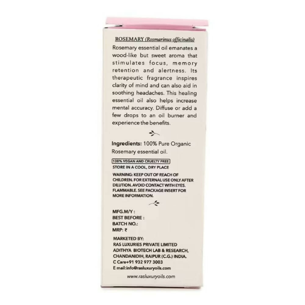 Ras Luxury Oils Rosemary Pure Essential Oil