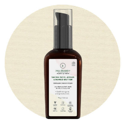 Juicy Chemistry Sacha Inchi, Argan & Mango Butter Hair Mask