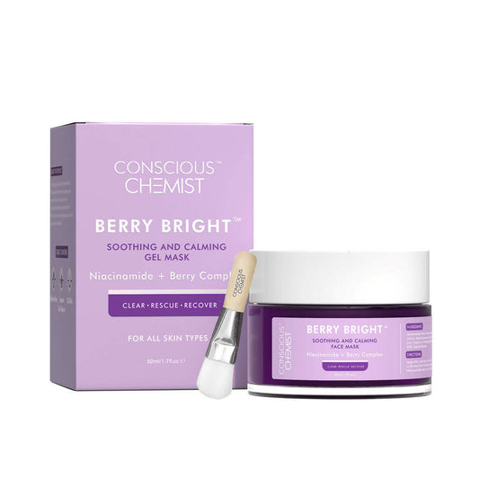 Buy Conscious Chemist Berry Bright Soothing & Calming Gel Mask from DrMediCart, Ship from India to USA
