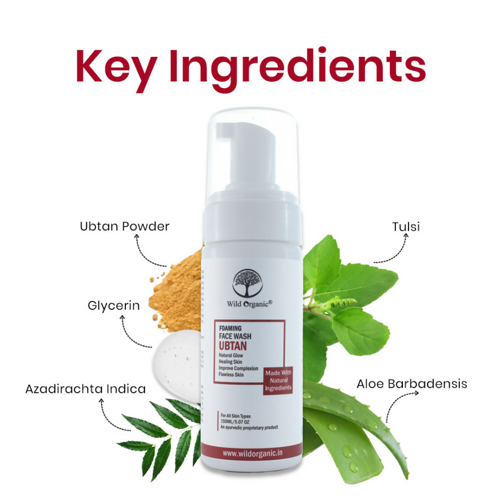 Wild Organic Foaming Face Wash Ubtan