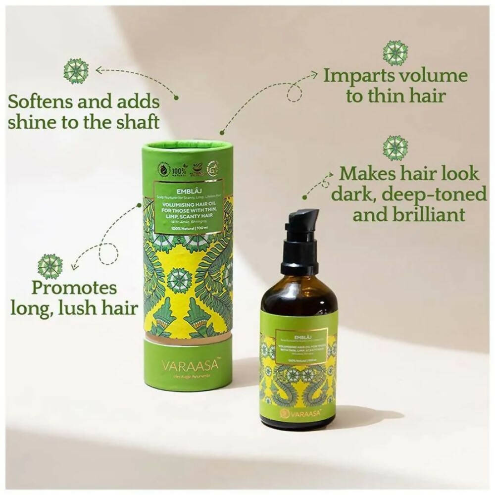 Varaasa Emblaj Scalp Nurturer For Scanty, Limp, Lifeless Hair Oil - DrMediCart