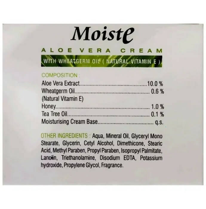 Moiste Aloe Vera Cream with Wheatgerm Oil - DrMediCart