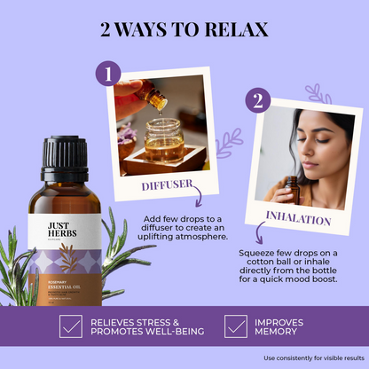 Just Herbs Rosemary Essential Oil