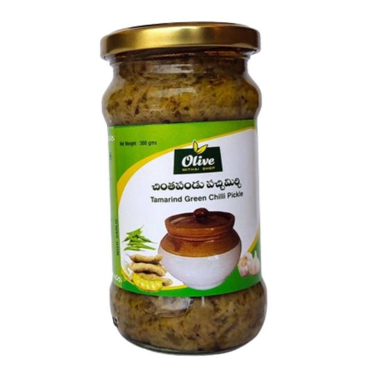 Buy Olive Mithai Chintakaya Greenchilli Pickle from DrMediCart, Ship from India to USA