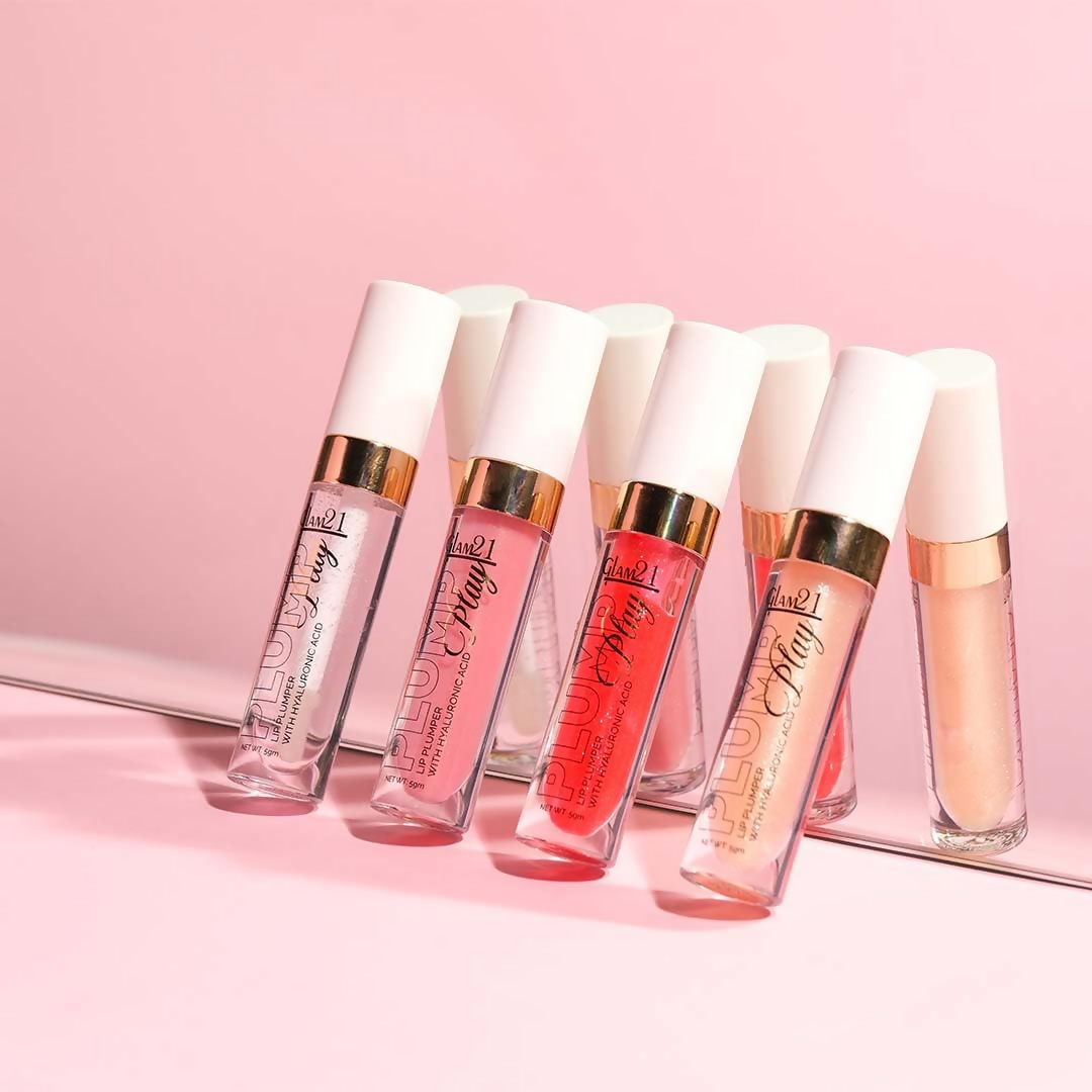 Glam21 Lip Plump Play Lip Plumper With Hyaluronic Acid - 04 Nude Shimmer