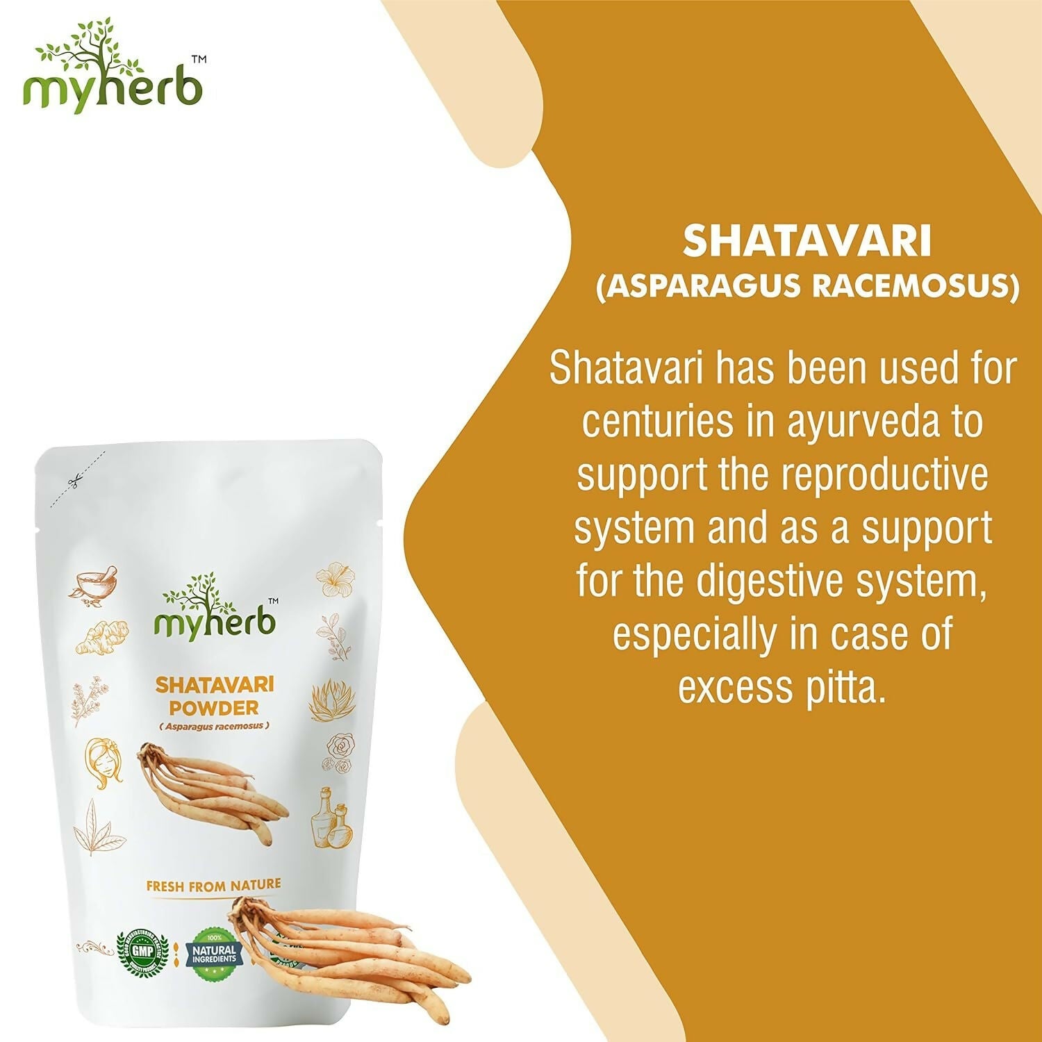 Myherb Natural Organic Shatavari Powder