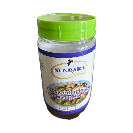 Buy Sundara Green Chilli Pickle/ Hari Mirch Ka Achar from DrMediCart, Ship from India to USA