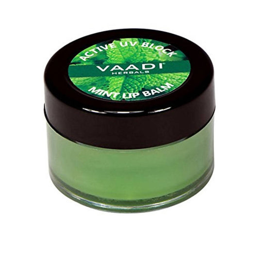 Buy Vaadi Herbals Mint Lip Balm Active UV Block from DrMediCart, Ship from India to USA