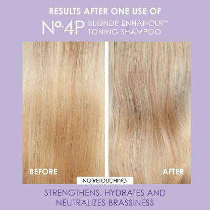 Olaplex No. 4P Blonde Enhancer Purple Toning Shampoo