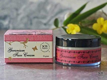 SOS Organics Geranium Face Cream - DrMediCart