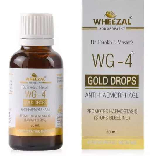 Buy Wheezal Homeopathy WG-4 Gold Drops from DrMediCart, Ship from India to USA