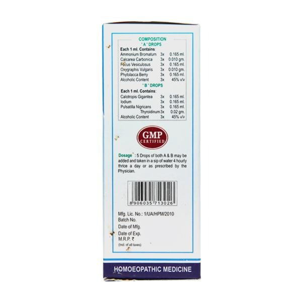 Wheezal Homeopathy Go Slim A & B Drops - Drmedicart