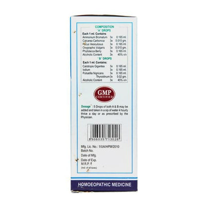 Wheezal Homeopathy Go Slim A & B Drops - Drmedicart