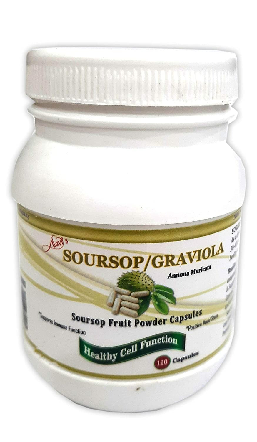 Alavi Graviola/Soursop Fruit Dry Powder Capsules