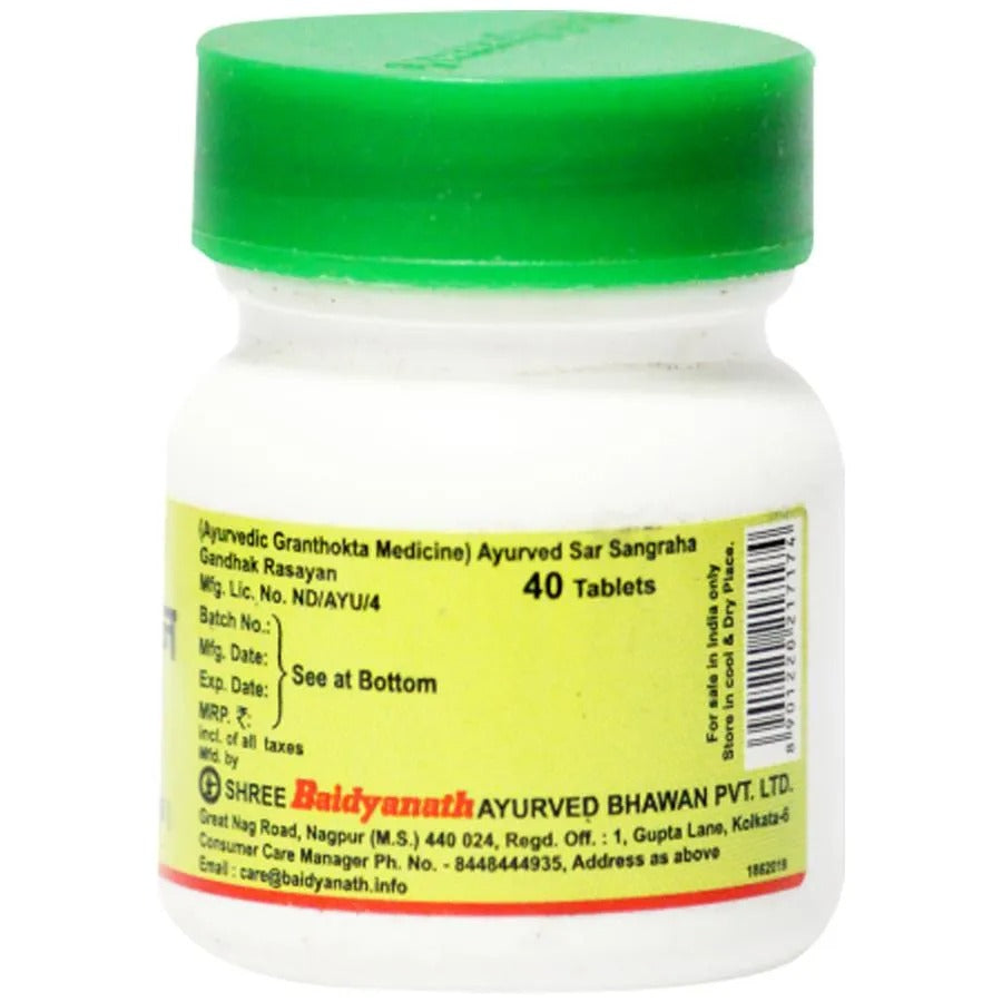 Baidyanath Gandhak Rasayan 100pc