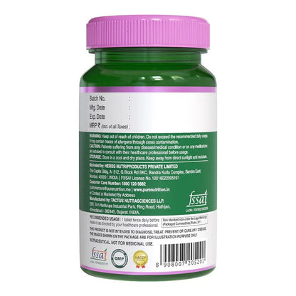 Pure Nutrition Biotin 10,000mcg from Natural Sesbania Extract Veg Tablets
