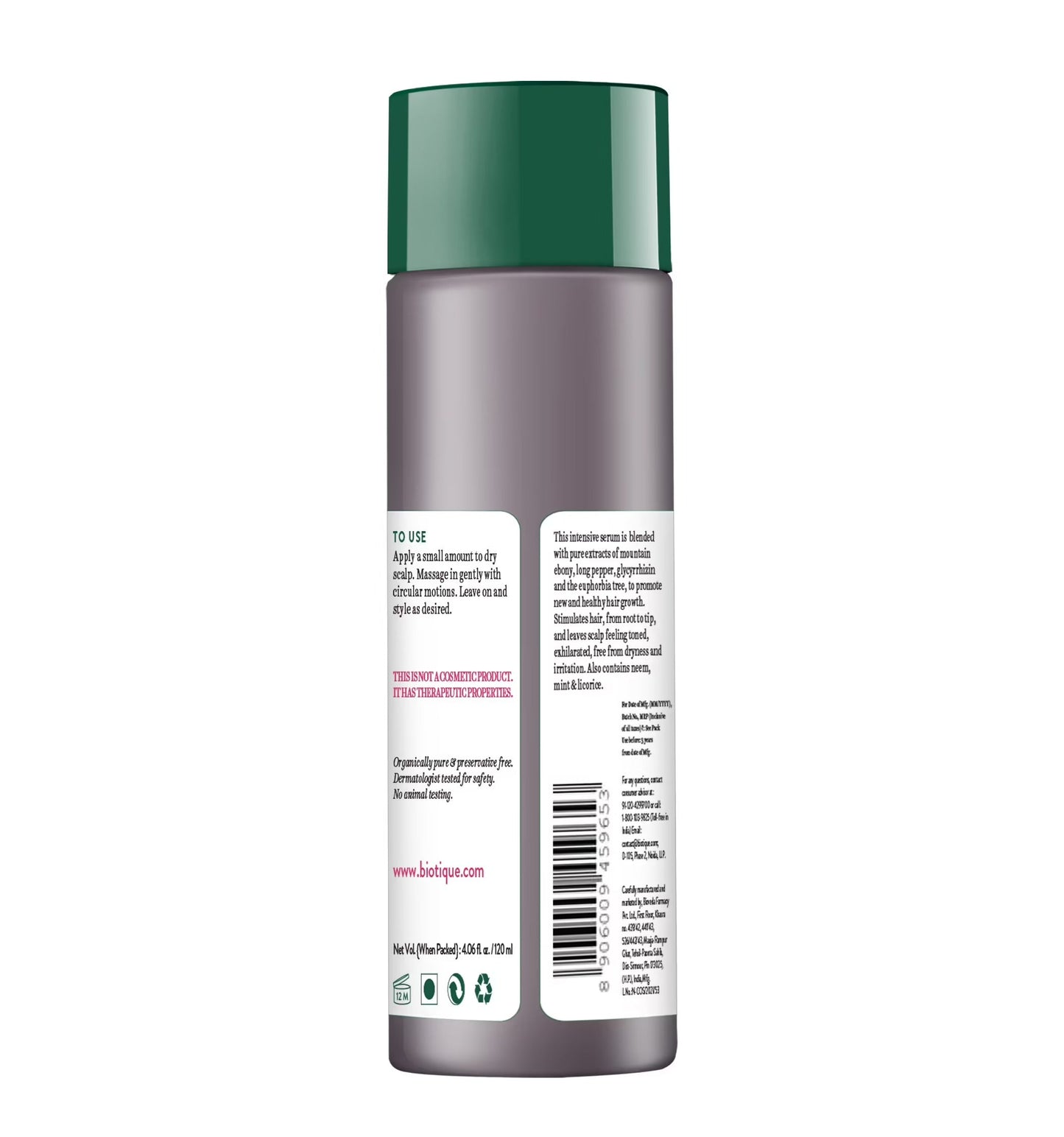 Buy Biotique Bio Mountain Ebony Vitalizing Serum from DrMediCart, Ship from India to USA