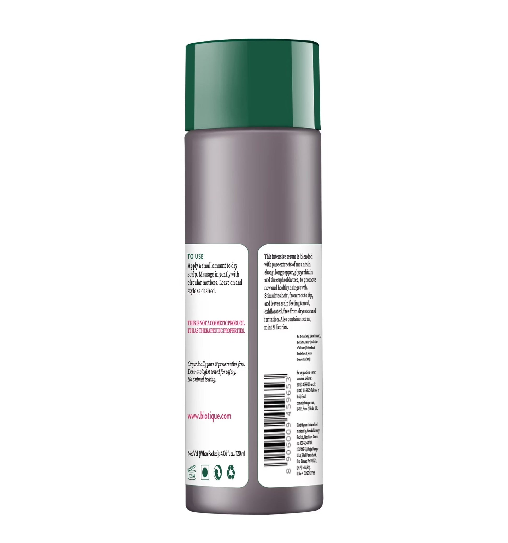 Buy Biotique Bio Mountain Ebony Vitalizing Serum from DrMediCart, Ship from India to USA