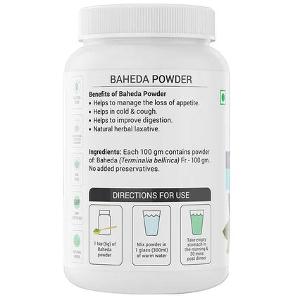 Krishna's Herbal & Ayurveda Baheda Powder
