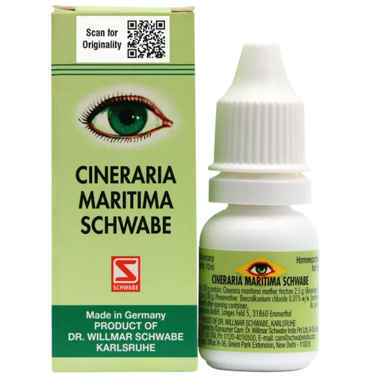 Buy Dr. Willmar Schwabe India Cineraria Maritima Eye Drop Without Alcohol from DrMediCart, Ship from India to USA