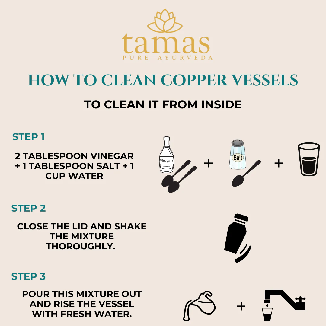 Tamas Hammered Bedroom Copper Water Jar